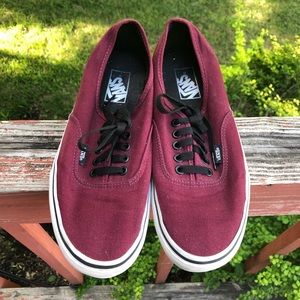 VANS Authentic Port Royale Red / Black skate shoe